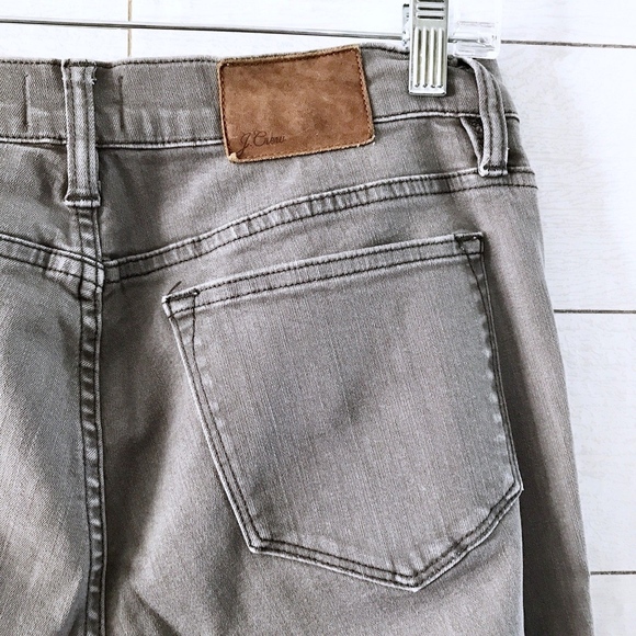 J.Crew Gray Slim Denim Toothpick Skinny Jeans - Picture 7 of 8
